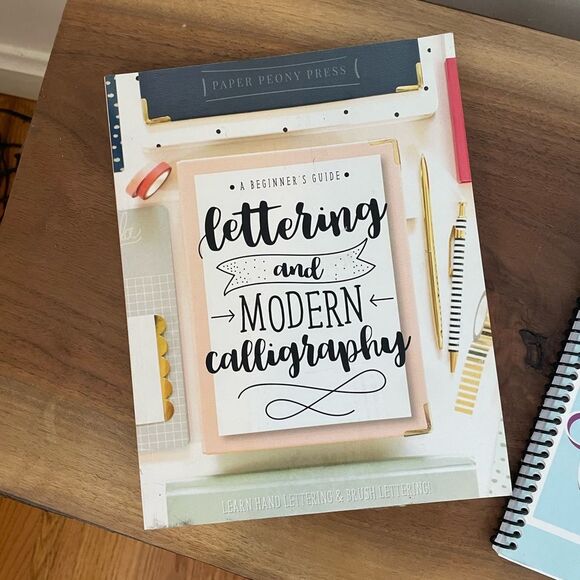 A Beginner's Guide: Learn Hand Lettering and Brush Lettering Book - Picture 1 of 4